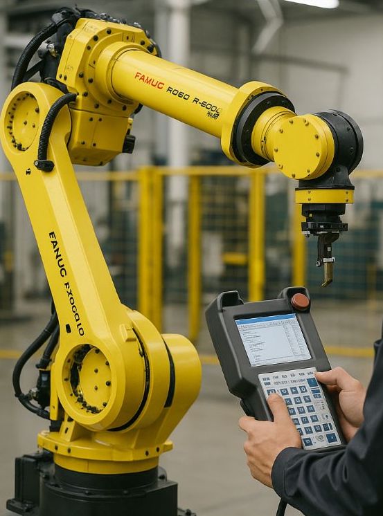 産業用ロボット - ファナック製ロボットアーム